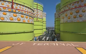 JT Grup Oil pune în funcțiune un terminal privat de produse petroliere. Capacitatea ajunge la 1 milion de tone anual