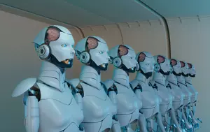 Roboții chinezi au doborât recorduri mondiale stabilite de oameni. Un model a alergat 100 de metri în 9,32 secunde