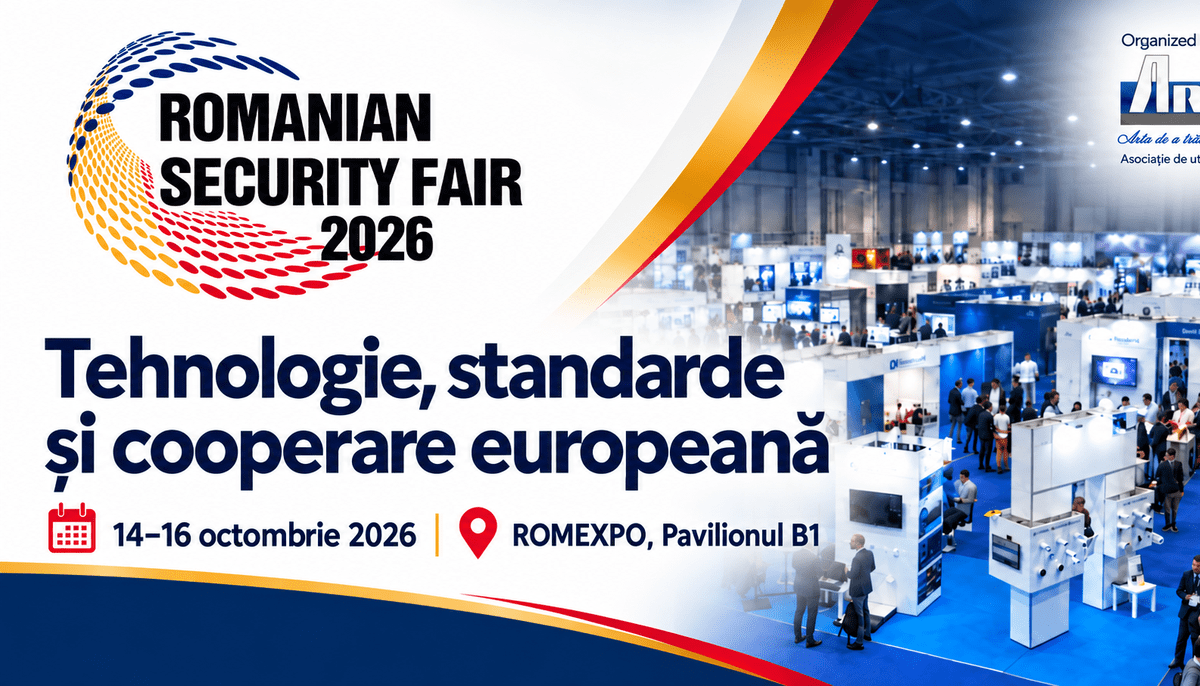 Romanian Security Fair 2026 își deschide porțile săptămâna viitoare. Industria securității se reunește pentru trei zile la ROMEXPO