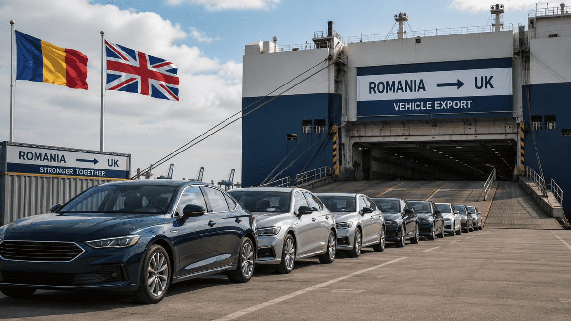 Schimburile comerciale dintre România și Marea Britanie au ajuns la 10,3 miliarde de lire sterline. Autoturismele conduc topul exporturilor românești către piața insulară