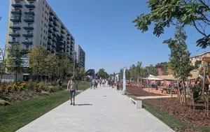 Investiție de 1,5 milioane de euro pentru infrastructură urbană verde în Parcul Liniei. Fundația Comunitară București și ING Bank România aduc soluții inovatoare