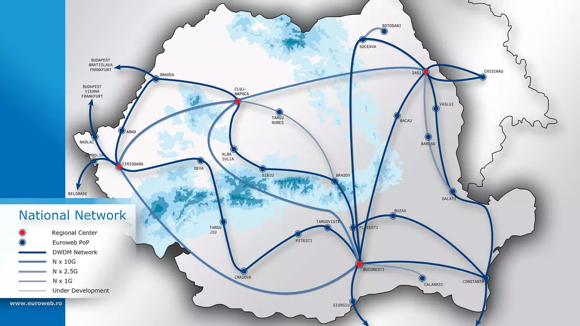 Compania britanică RETN lansează o magistrală de internet între România și Republica Moldova. Ruta conectează Drobeta, București, Iași și Chișinău